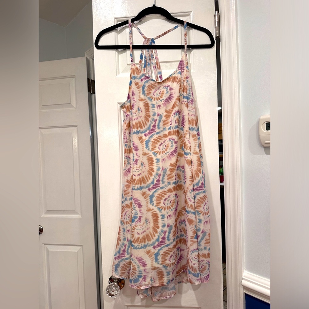 Davi and Dani spaghetti strap dress.